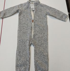 NWOT H&M Gray Onesie 8-12 Months Baby Boy